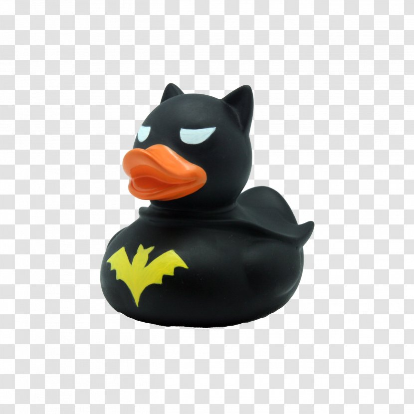 Rubber Duck Batman Toy T-shirt - Ducks Geese And Swans Transparent PNG
