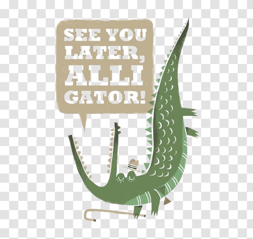 Never Insult An Alligator Until After You Have Crossed The River. Crocodile Illustration - Work Of Art Transparent PNG