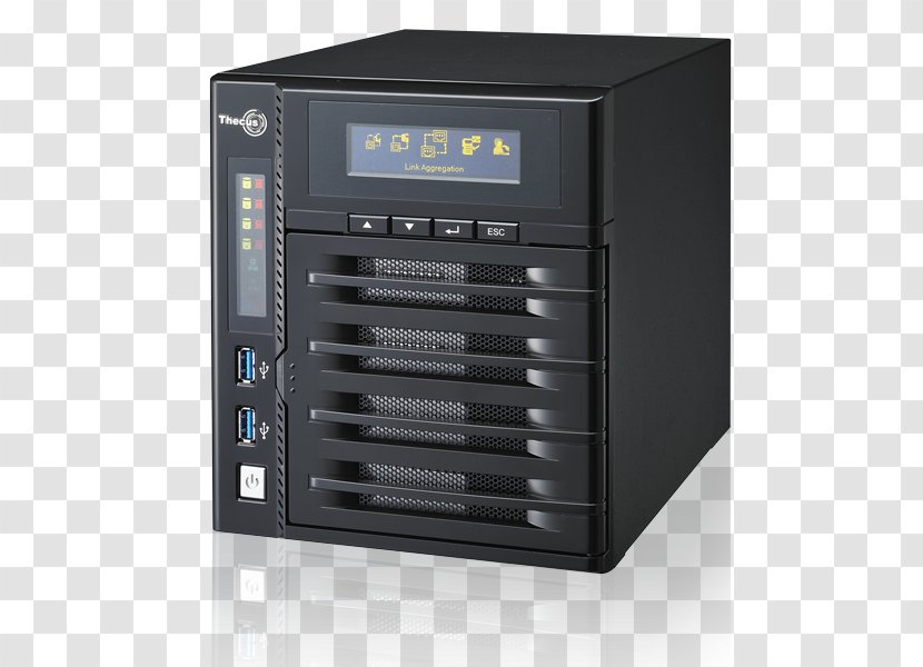 Network Storage Systems Thecus Intel Atom Hard Drives Computer Data - Technology - Battery Backup Transparent PNG