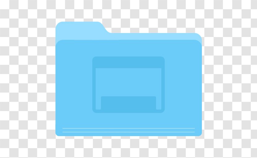 Blue Square Angle Area - Usb Flash Drives - Folder Desktop Transparent PNG