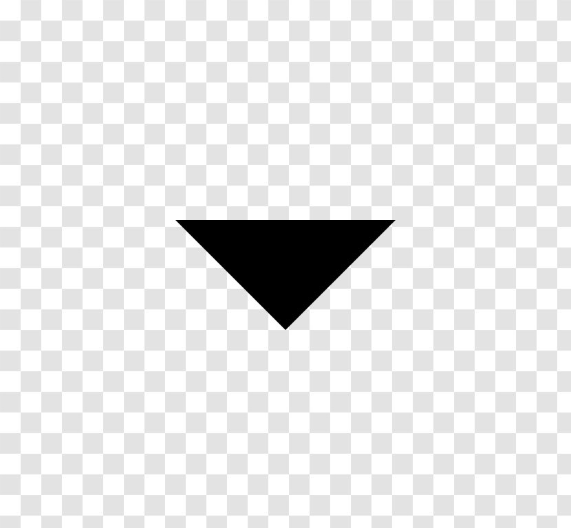Arrow Information Triangle - Rectangle - Down Transparent PNG