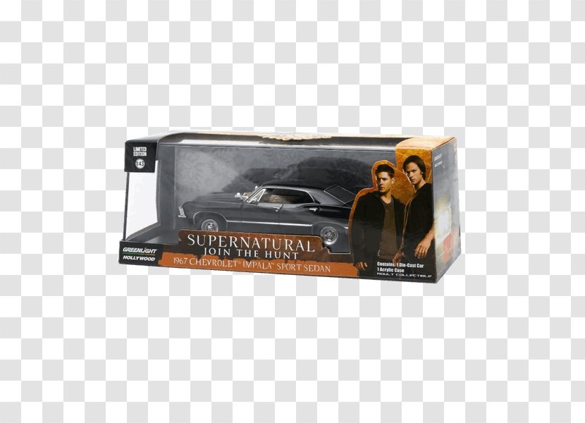 Chevrolet Impala Model Car Die-cast Toy - Sedan - Supernatural Transparent PNG