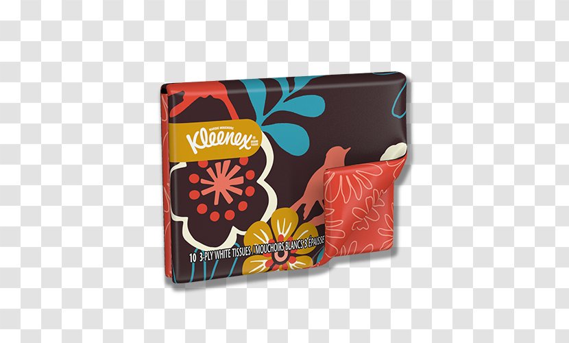 Kleenex Everyday Tissues Wallet - 6 10-Count Packs Facial Kimberly-Clark Wallet6 PacksProduct Box Design Transparent PNG