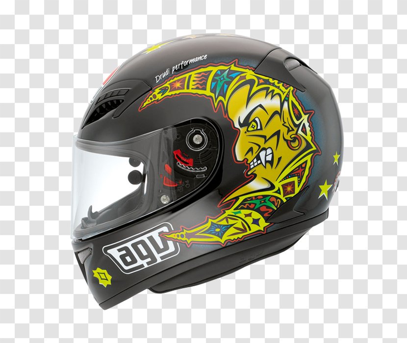 Motorcycle Helmets AGV Sports Group Sun & Moon - Fiberglass Transparent PNG