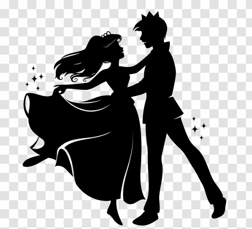 Silhouette Princess Royalty-free - Prince - Dancing Beauty Transparent PNG