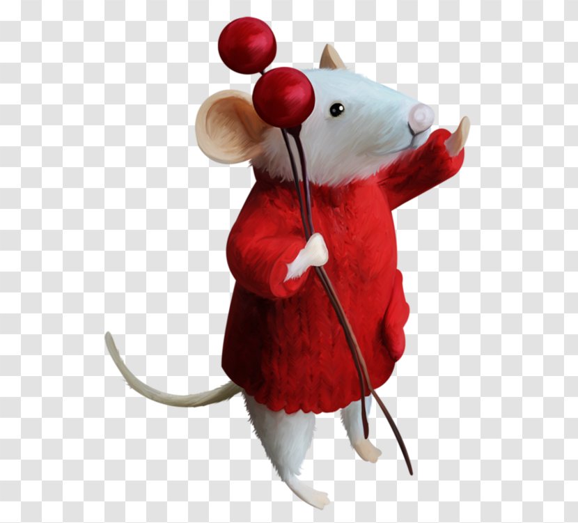Computer Mouse Clip Art - Rat - Red Little Transparent PNG