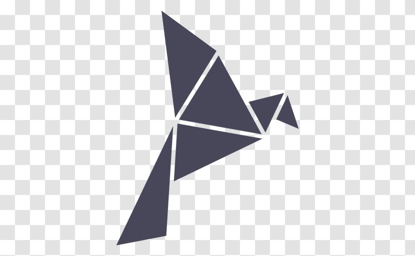 Origami Logo Paper - Triangle Transparent PNG