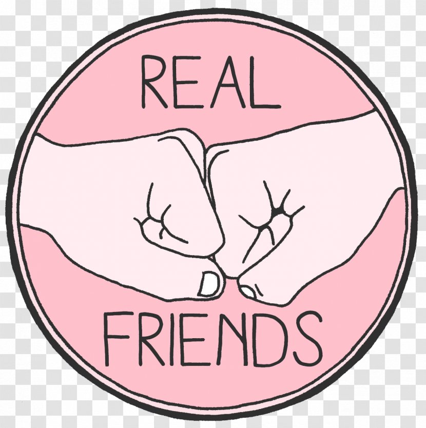 Real Friends Logo Song Drawing Pop Punk - Heart - Silhouette Transparent PNG