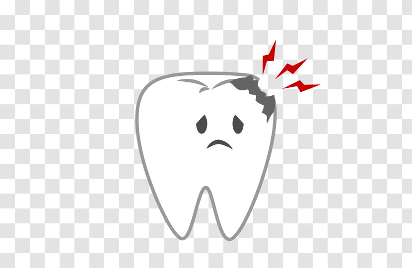 Dentist Tooth Decay Clip Art - Heart - Dental Caries Transparent PNG