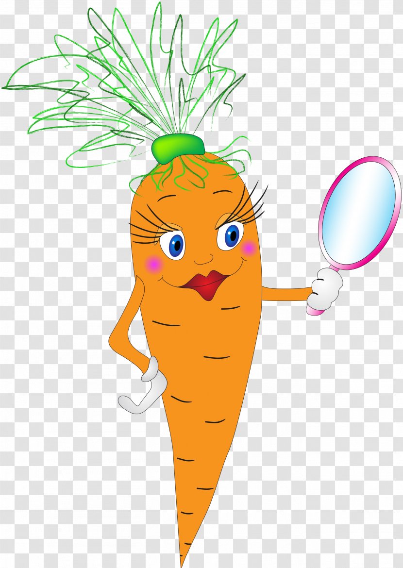 Beauty Carrot - Ice Cream Cone Transparent PNG