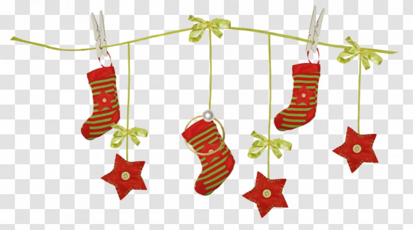 Christmas Stocking Socks - Ornament - Interior Design Transparent PNG