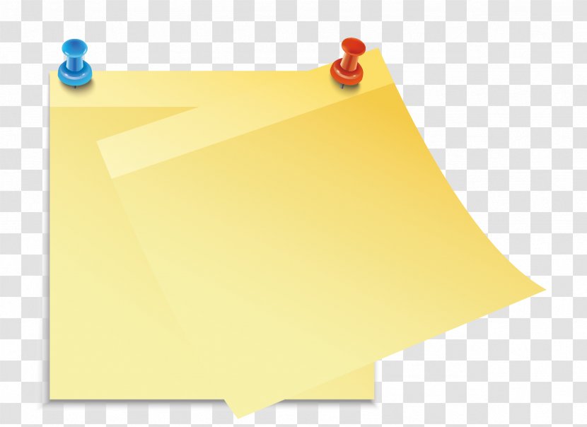 Paper Angle Product Design - Yellow - Bookmark Transparent PNG