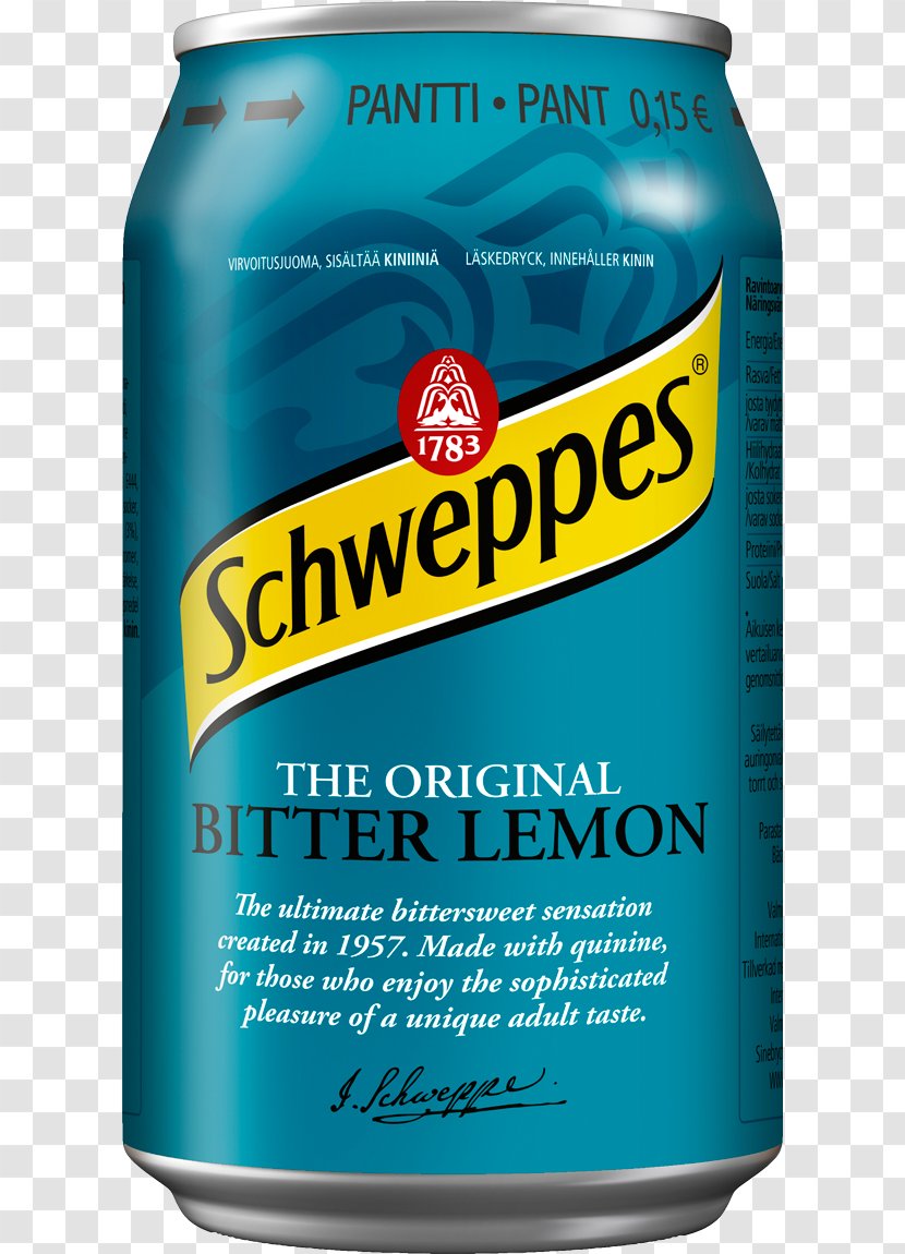 Bitter Lemon Fizzy Drinks Ginger Ale Sinebrychoff Tonic Water - Drink Transparent PNG