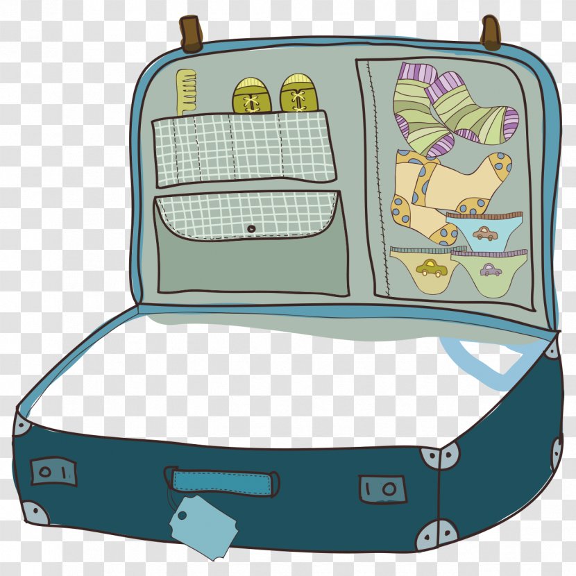 Suitcase Baggage Image Travel Drawing - Vacation - Boarding Pass Transparent PNG