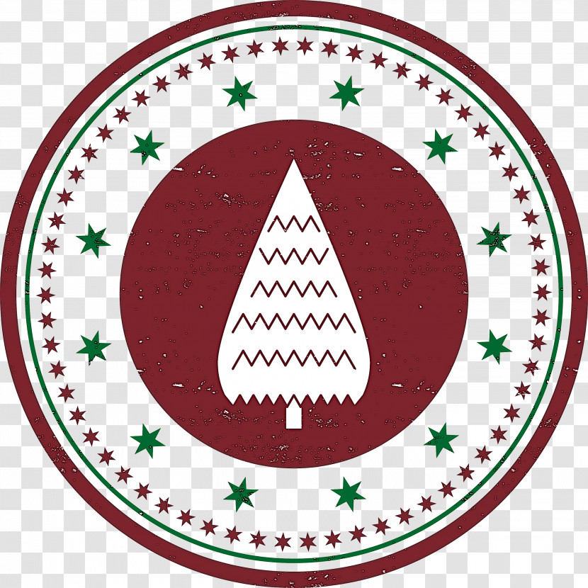 Christmas Stamp Transparent PNG