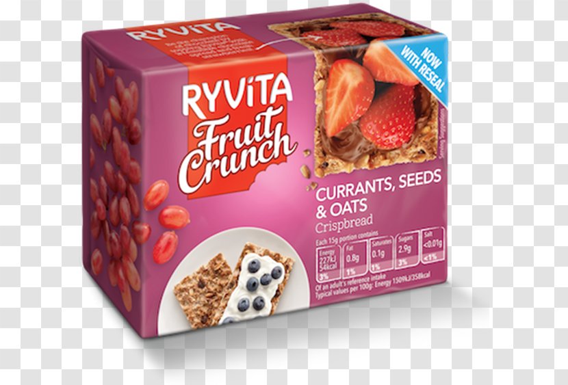 Crispbread Rye Bread Zante Currant Breakfast Cereal Ryvita - Food Transparent PNG