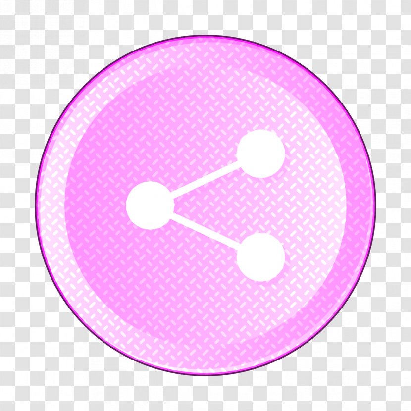 Connection Icon Media Network - Magenta Purple Transparent PNG