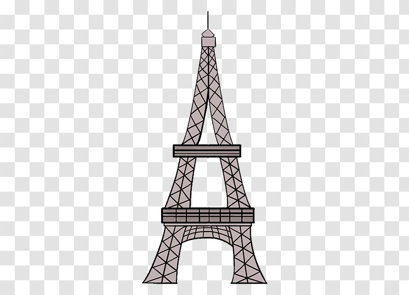 Eiffel Tower Leaning Of Pisa Drawing CN - Beginners Transparent PNG