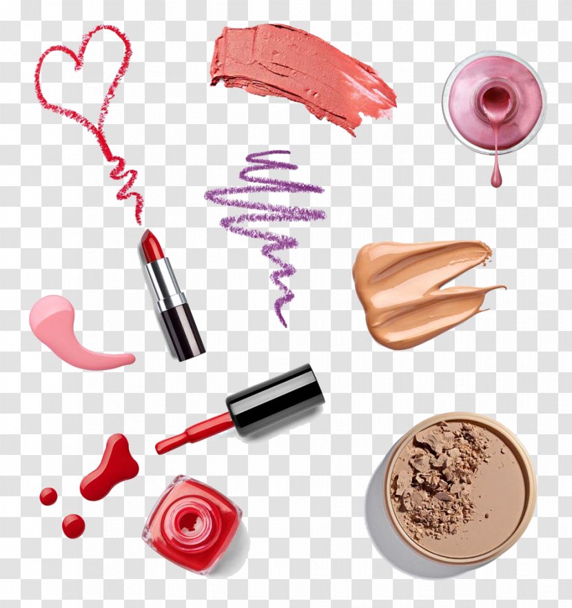 Cosmetics Lipstick Foundation Eye Liner Make-up Artist - Rouge - Nail Polish Transparent PNG