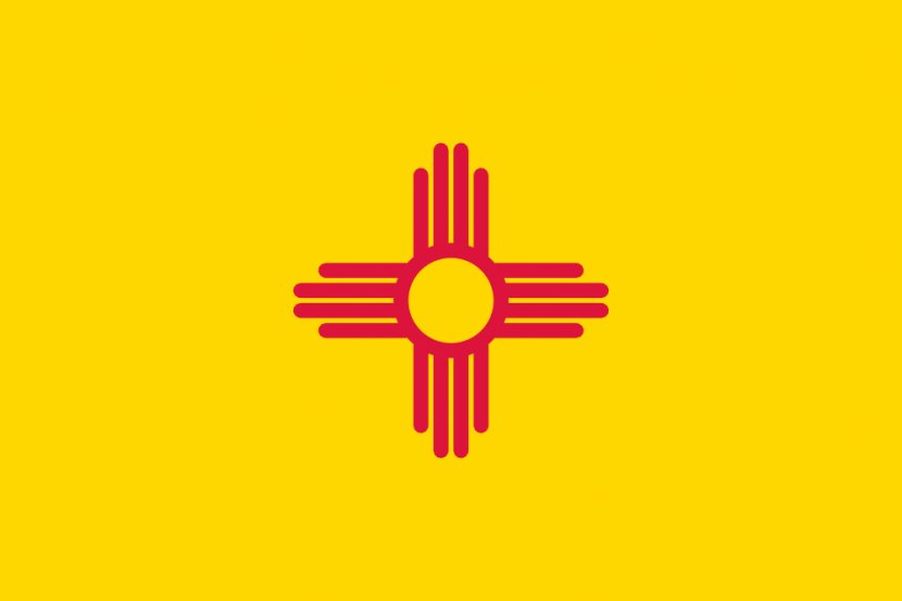 Taos Silver City Flag Of New Mexico Map - Vexillology - Usa Art Transparent PNG