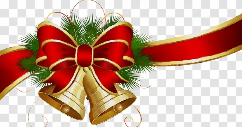 Christmas Decoration Cartoon - Ribbon - Eve Holiday Transparent PNG