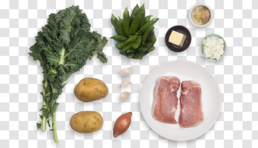 Mashed Potato Goat Cheese Leaf Vegetable Recipe - Pork Cutlet Transparent PNG