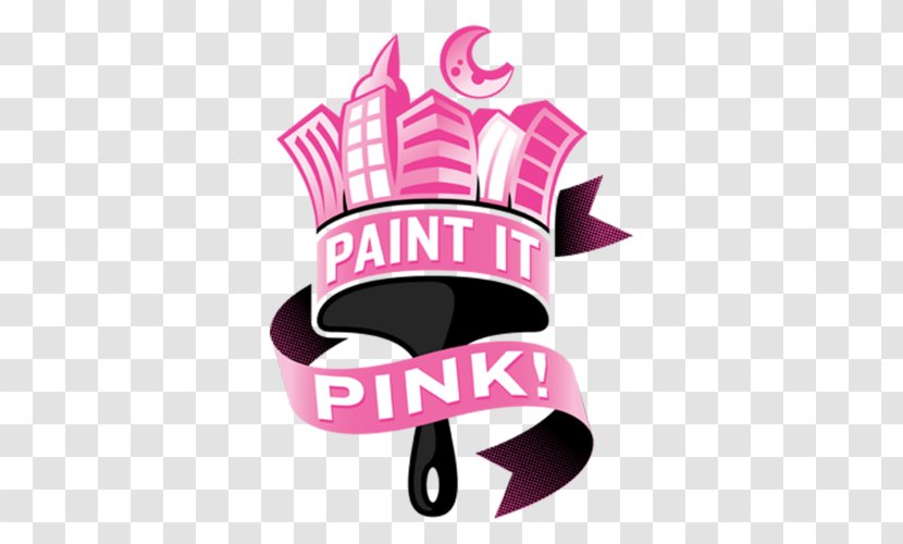 Logo Wedding Marriage Brand - Magenta - Pink Paint Transparent PNG