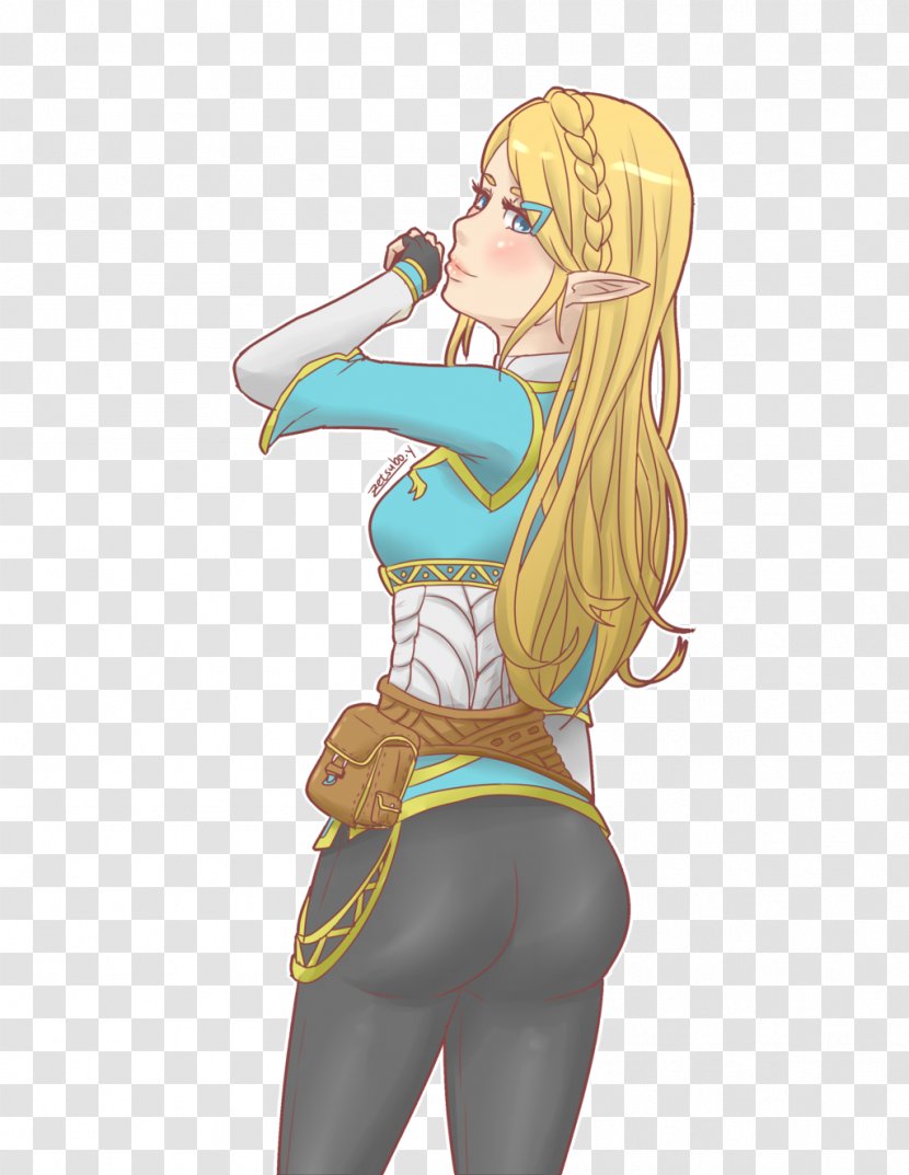 The Legend Of Zelda: Breath Wild Clothing Yoga Pants Princess Zelda Leggings - Flower Transparent PNG