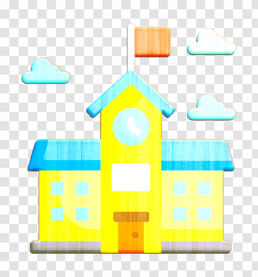 City Icon School Icon Transparent PNG