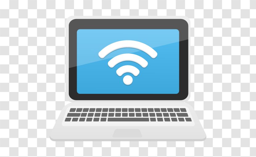 Multimedia Computer Icon Font - Software - Laptop Wifi Transparent PNG