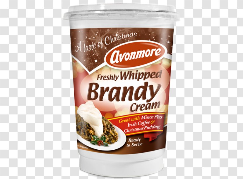 Cream Frozen Dessert Avonmore Brandy Flavor - Whip Transparent PNG