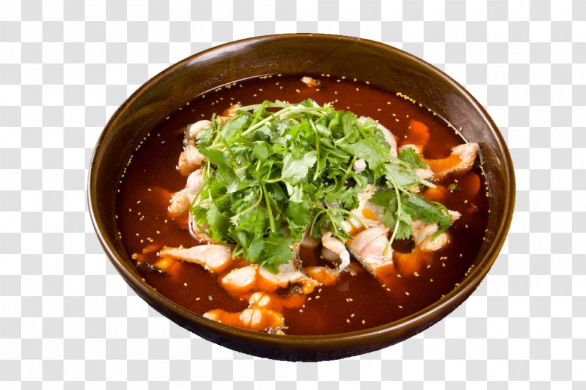 Fish Slice Chinese Cuisine Poaching Curry - Recipe - Boiled Transparent PNG