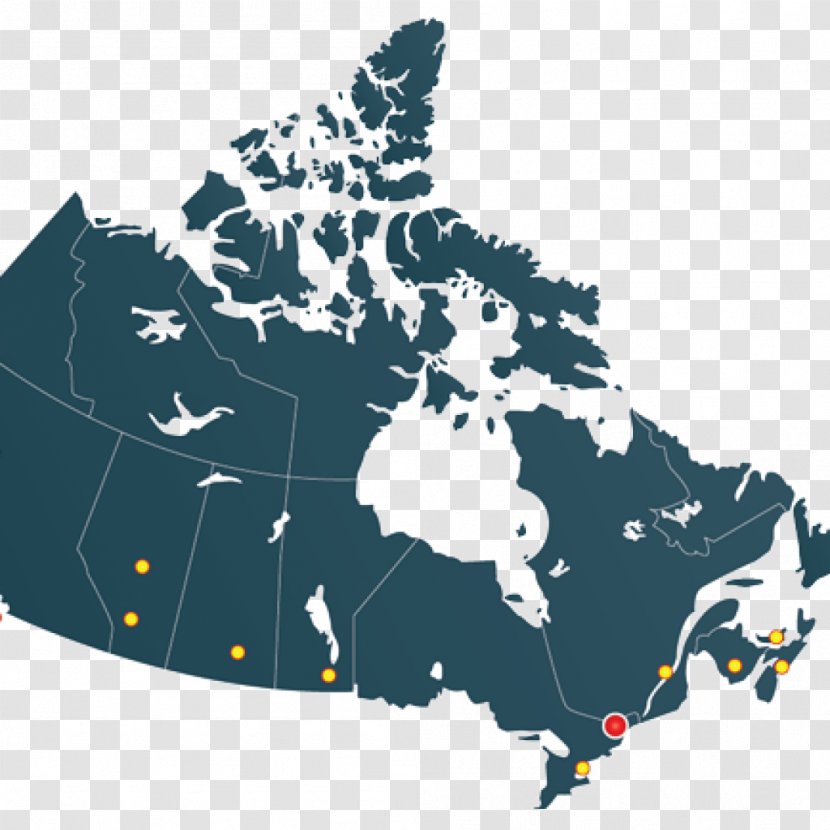 Canada Vector Map Transparent PNG