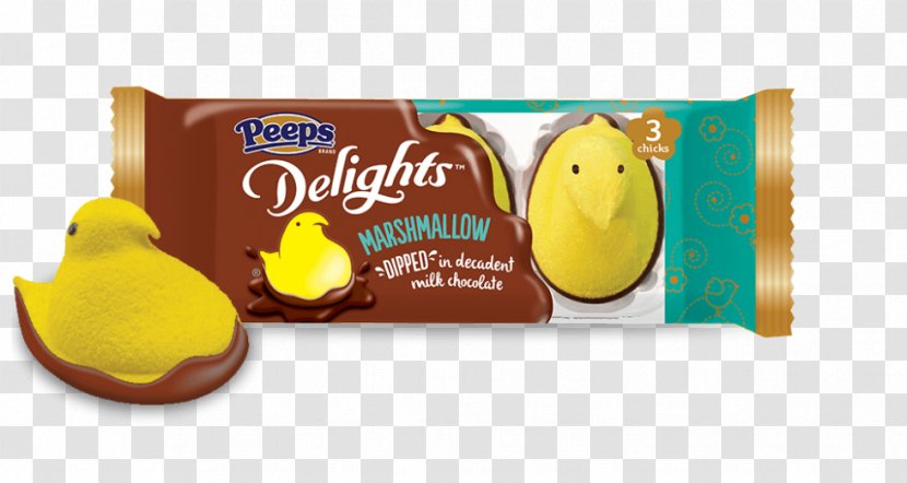 Fudge Marshmallow Creme Peeps Just Born - Cake - Chocolate Flavor Transparent PNG