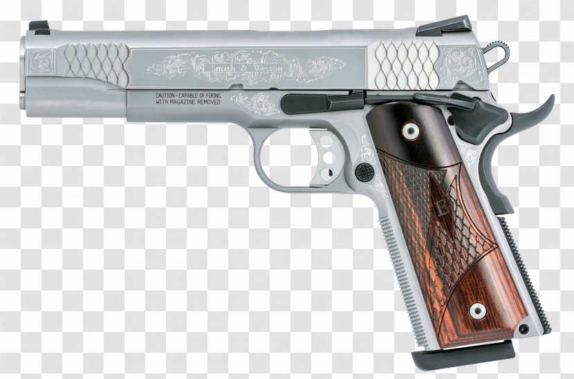Smith & Wesson SW1911 .45 ACP M&P M1911 Pistol - Gun Accessory - Weapon Transparent PNG