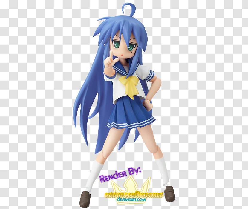 Konata Izumi Figma Model Figure Lucky Star Action & Toy Figures - Watercolor - Heart Transparent PNG