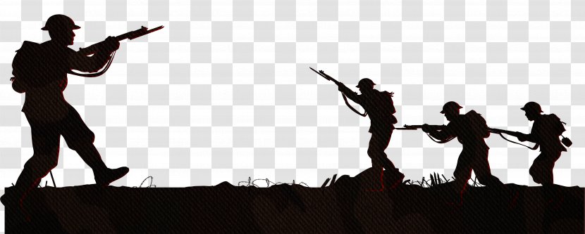 Silhouette Military Education And Training - Human Behavior - Of Transparent PNG