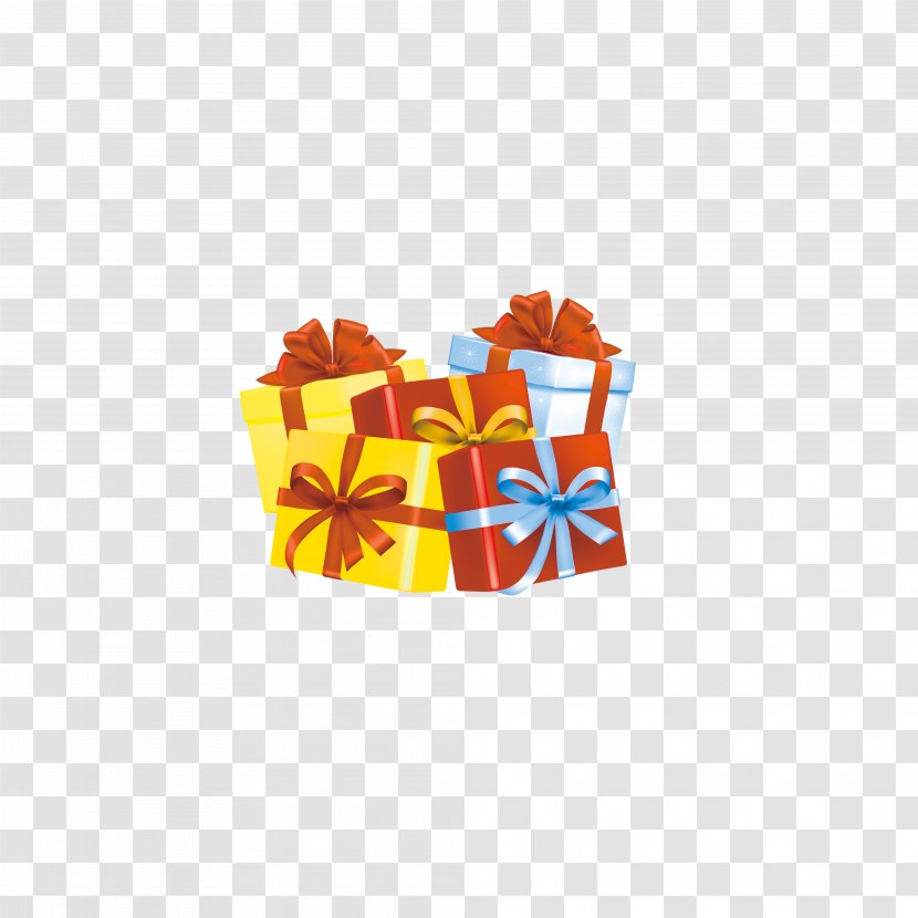 Gift Box Gratis - Orange Transparent PNG