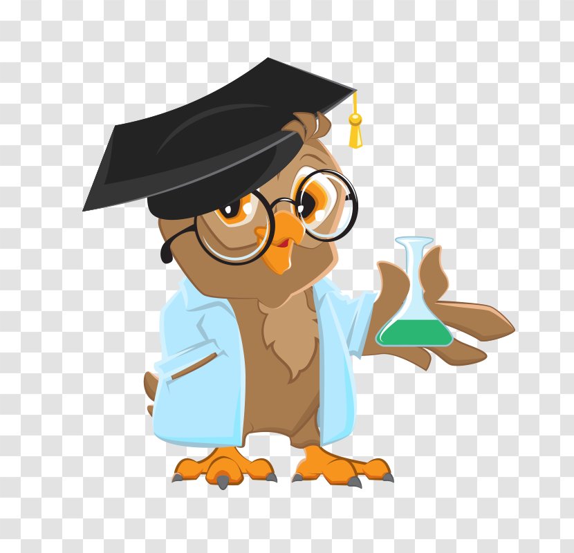 Owl Vector Graphics Royalty-free Stock Illustration - Mortarboard - Aducation Cartoon Transparent PNG
