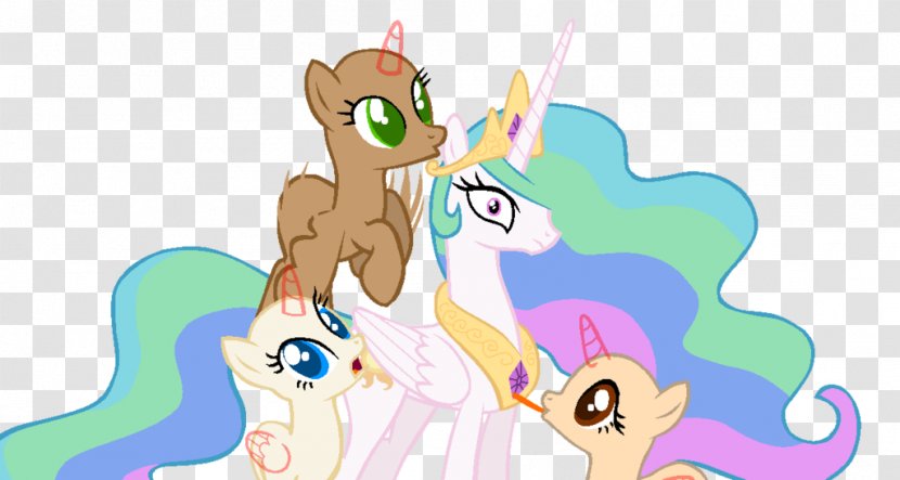 Pony Princess Celestia Rainbow Dash Pinkie Pie Luna - Cartoon - Watercolor Transparent PNG