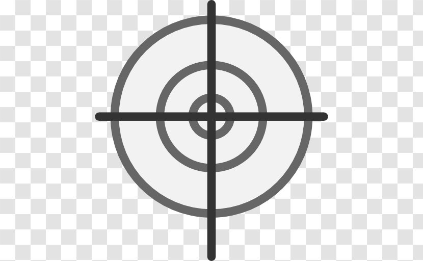 Flat Design Clip Art - Symbol - Shooting Target Transparent PNG