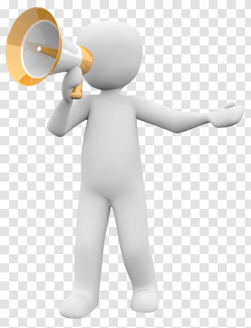 Social Media Marketing Preacher Information Content Creation - Megaphone Transparent PNG