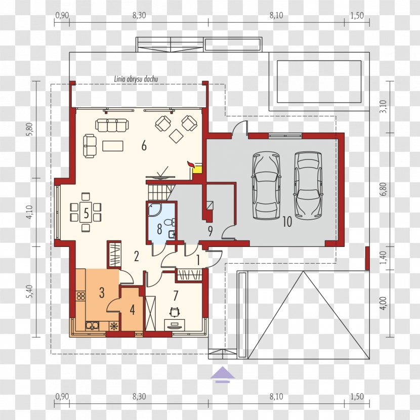 House Project Floor Plan Design Storey - Area Transparent PNG