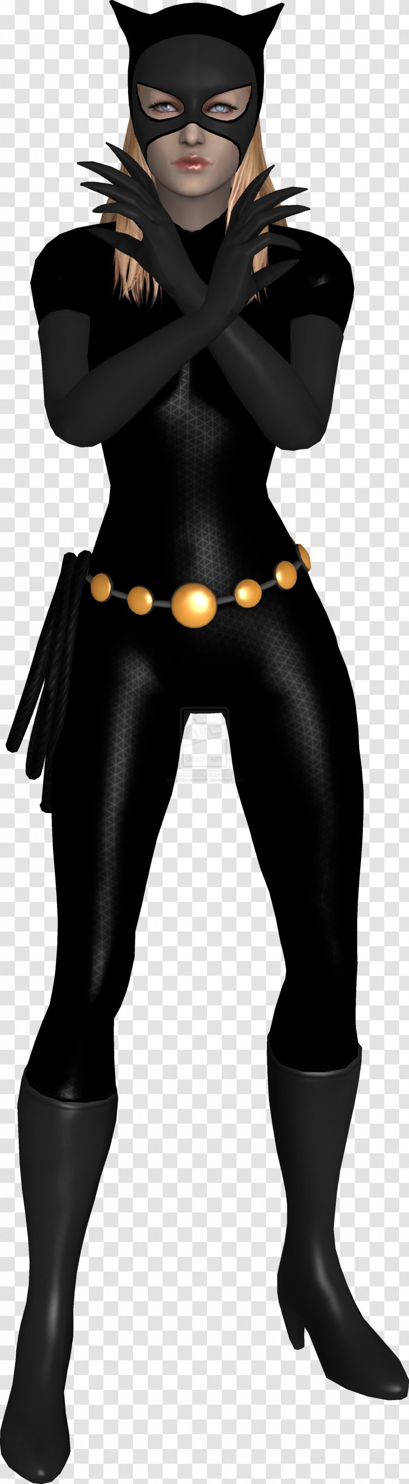 Catwoman DeviantArt Animation Character - Fictional Transparent PNG