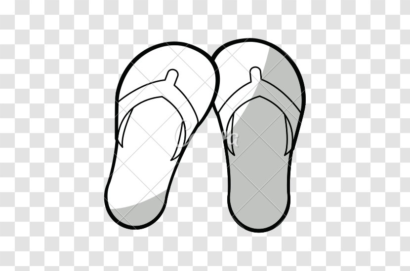 Flip-flops Clip Art Sandal Image Footwear - Flipflops Transparent PNG