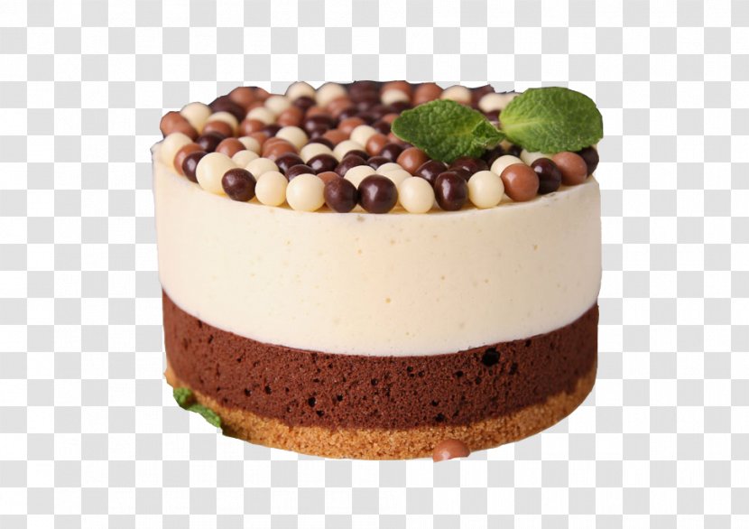 Cheesecake Charlotte Chocolate Cake Dessert Recipe - Dairy Product - Multi-layer Picture Material Transparent PNG