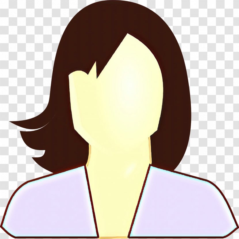 Female Icon - Nose - Black Hair Gesture Transparent PNG