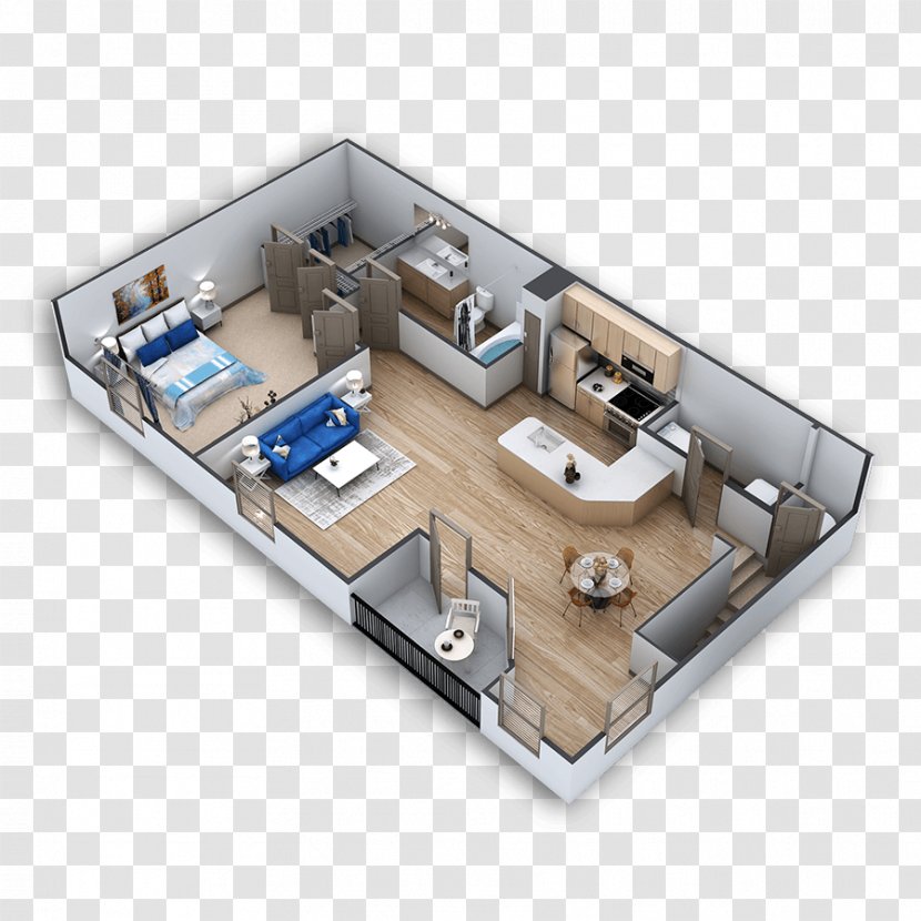 Product Design Floor Plan Angle - Residential Community Transparent PNG