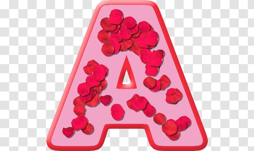 Love Letter Rose Alphabet - Petal Transparent PNG