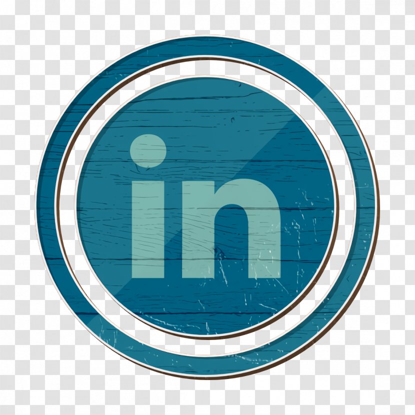 Communication Icon Linkedin Logo - Turquoise - Electric Blue Azure Transparent PNG